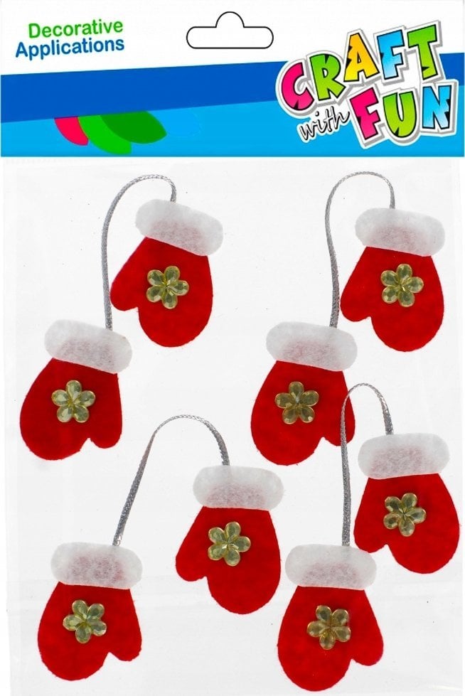 Craft with Fun OZDOBA BN FILC REKAWICA SPRZYL 4SZT CF PBH12/144