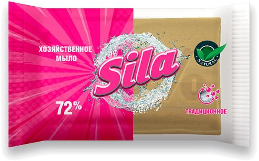 SLABOZANSKIJ MILOVAR Sila Mydło gospodarcze Sila 72%, 180 g