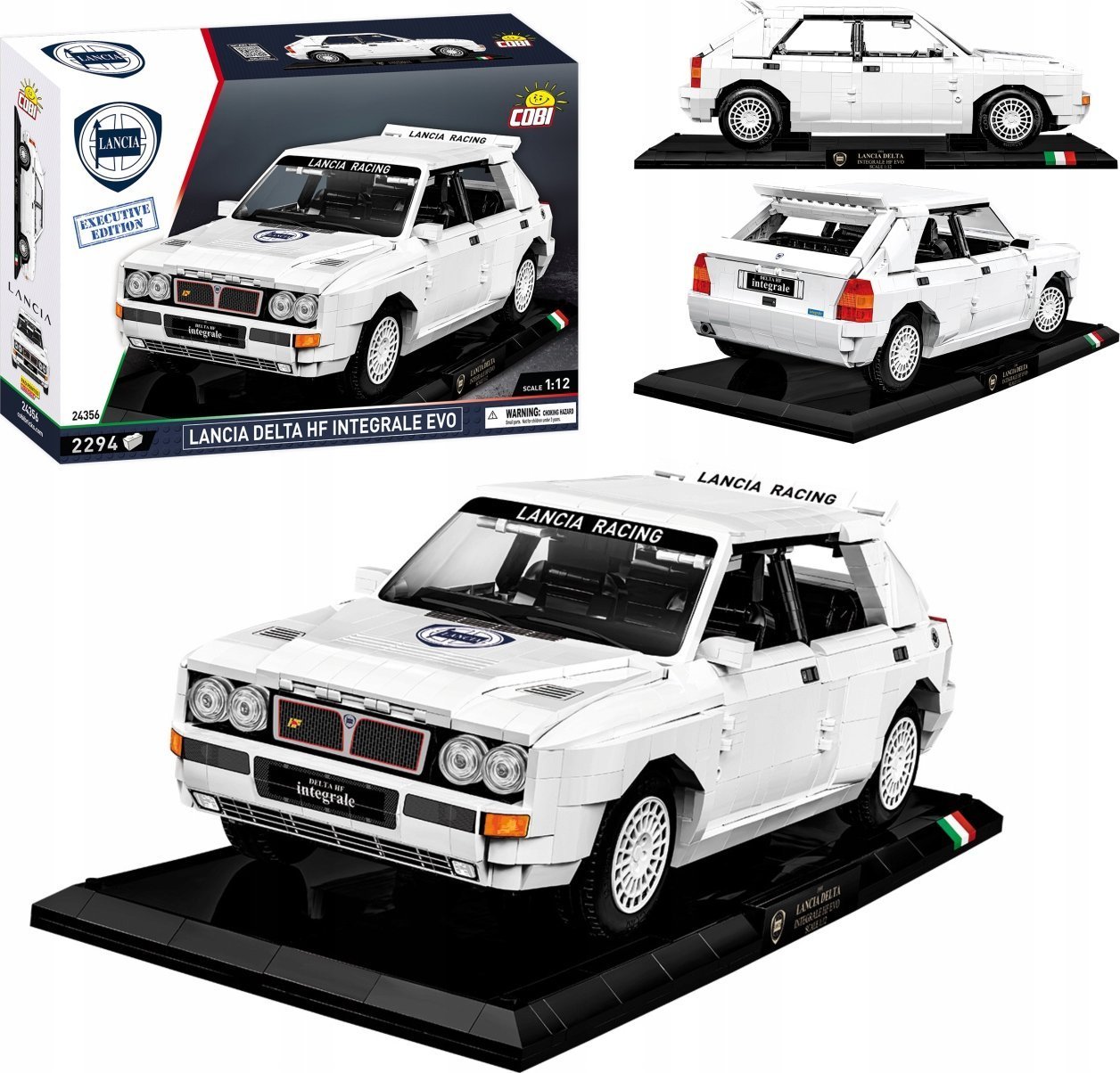 Cobi COBI Lancia Delta HF Integrale EVO Executive Edition, construction toy (scale: 1:12)
