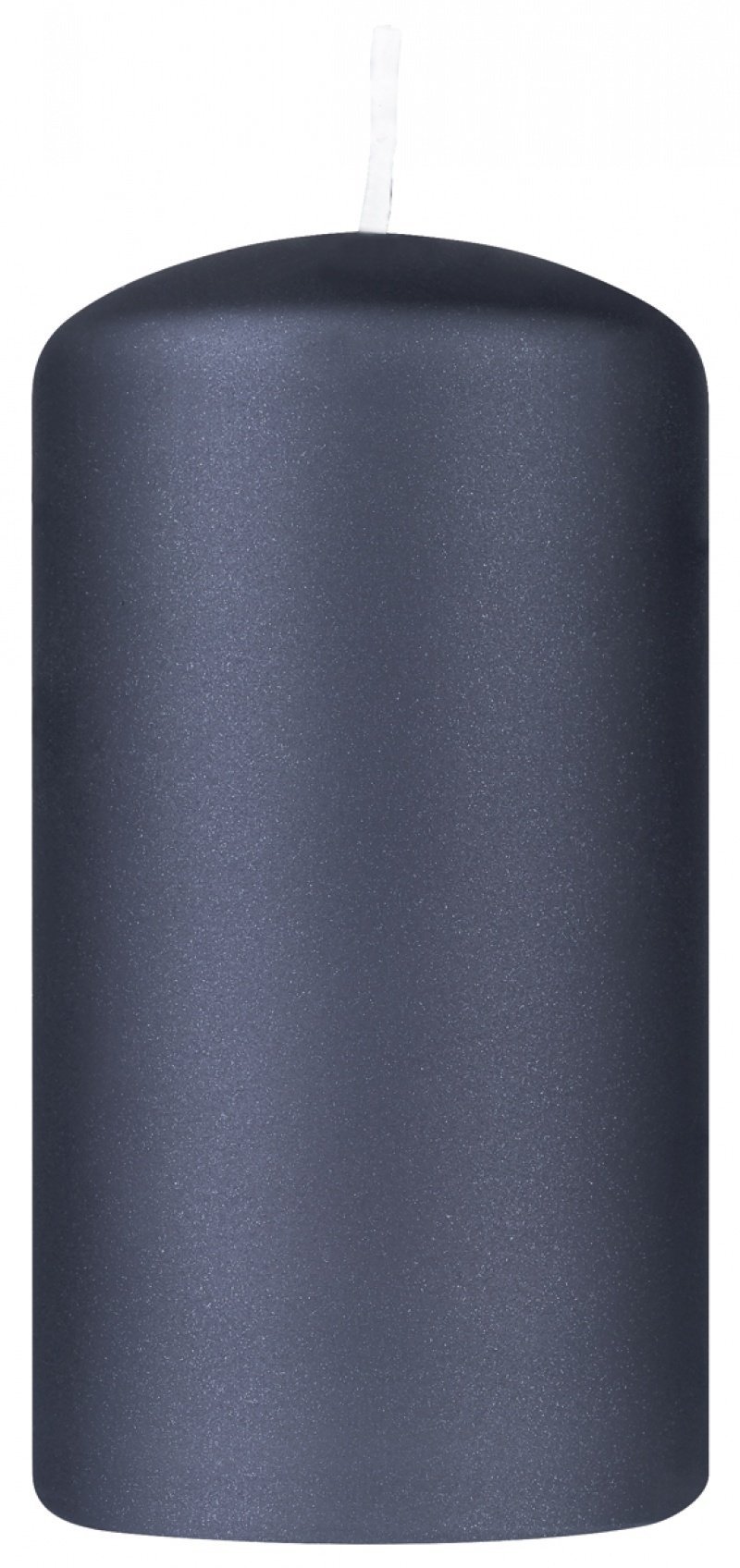 Świeca słupek DONAU HOME Standard Lakier, 60x115mm, czarny metaliczny mat