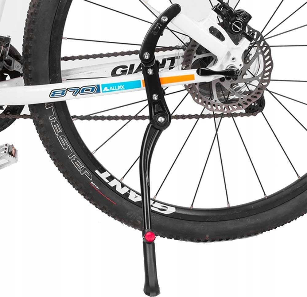 RockBros Stopka rowerowa teleskopowa regulacja wysokości aluminium - czarna Stopka rowerowa teleskopowa regulacja wysokości aluminium - czarna