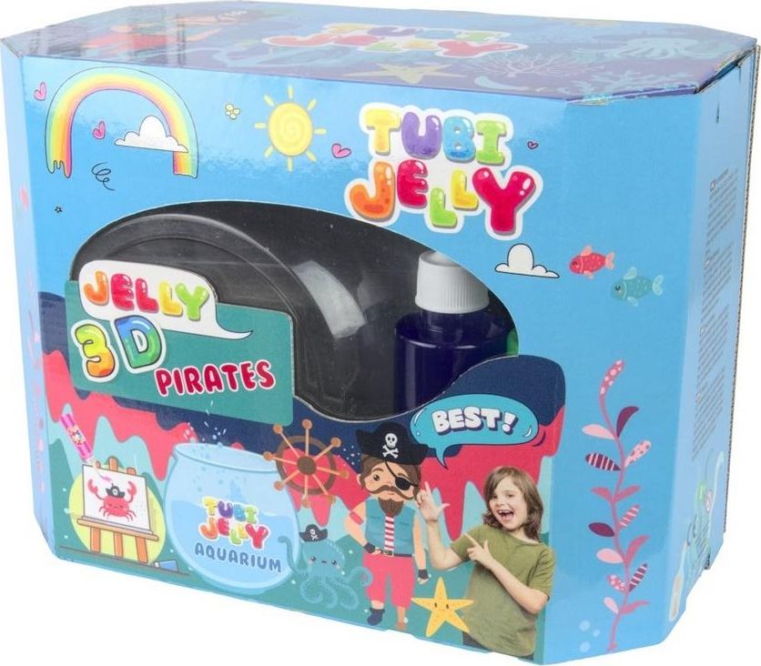 TUBAN Zestaw Tubi Jelly 8 kolorów duże akwarium Piraci