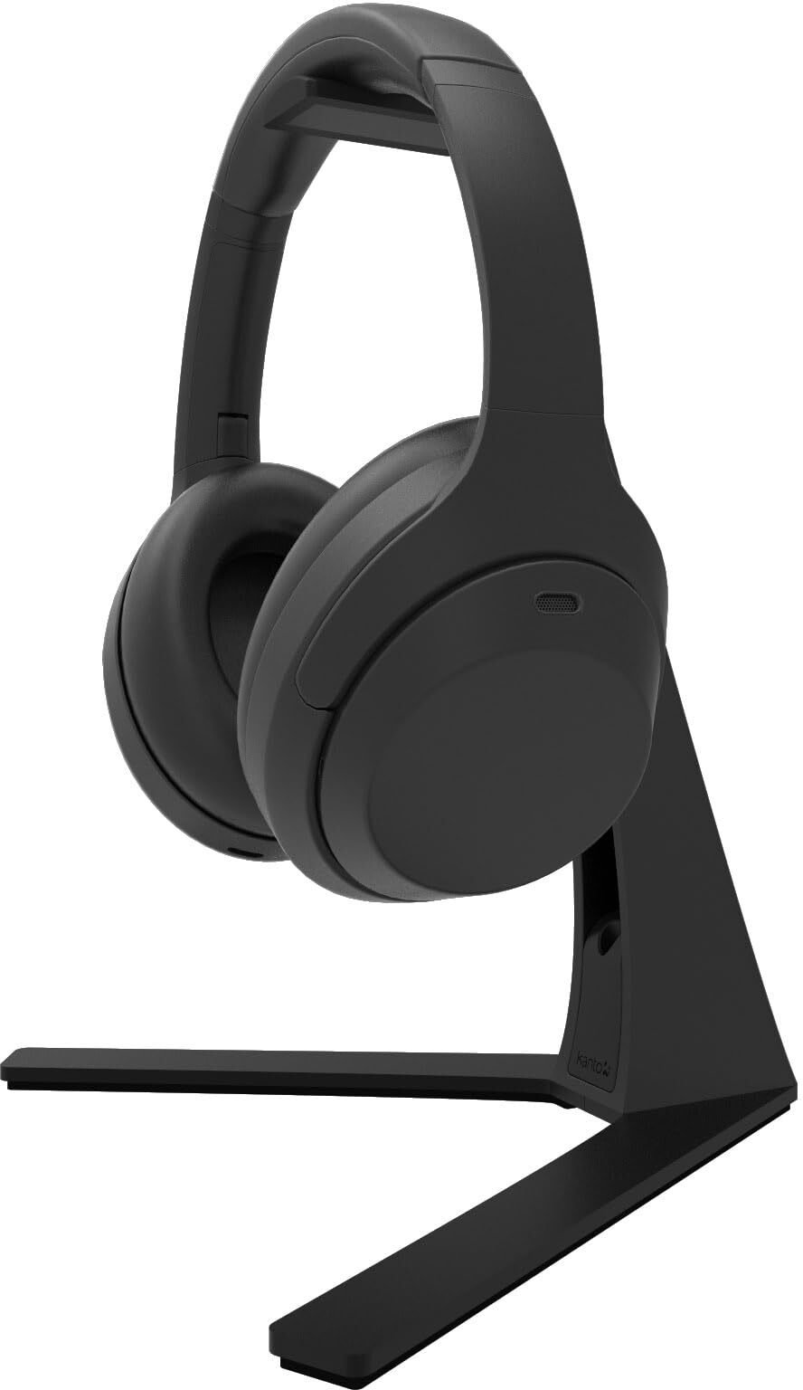 KANTO AUDIO UNIVERSAL DESKTOP HEADSET STAND WITH SILICONE PADDING AND ADAPTER HOLDER