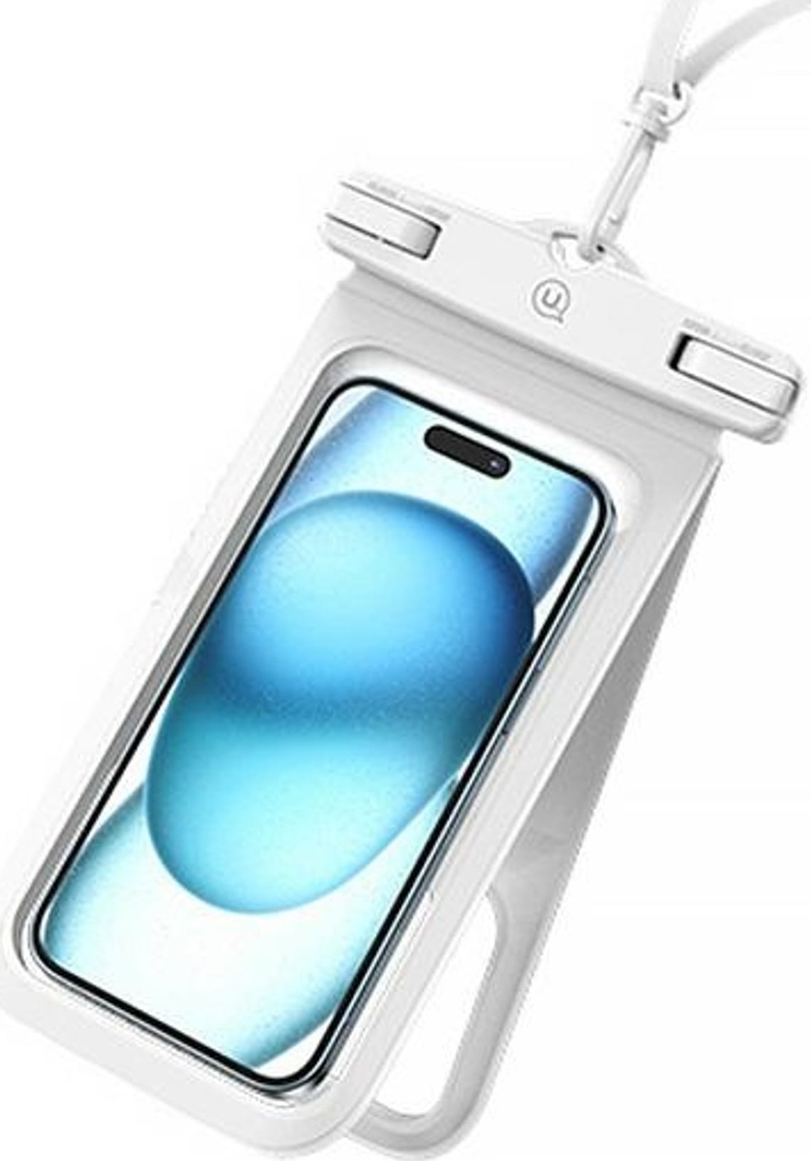 Usams USAMS Etui wodoodporne podwójne 6.7" IP68 biały/white FSD1402 (YD014)