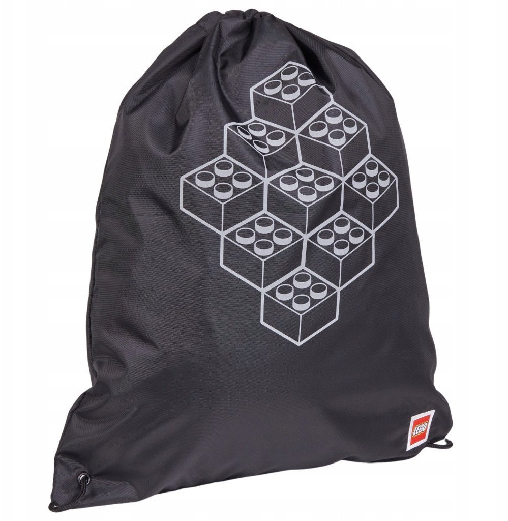 LEGO Bricks Drawstring Bag 10034-2511 Czarne One size