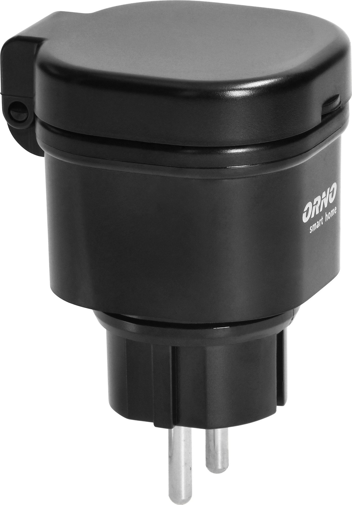 Orno Gniazdo sieciowe zewnętrzne sterowane bezprzewodowo, z odbiornikiem radiowym, IP44, ORNO Smart Home, Schuko