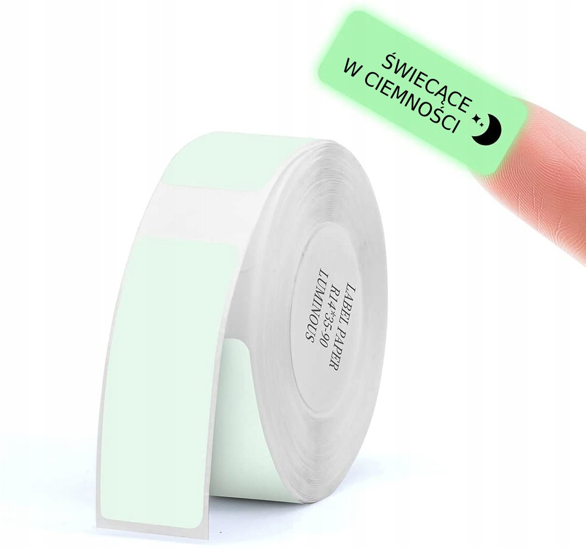 .NIIMBOT Etykiety ŚWIECĄCE W CIEMNOŚCI 14*35mm B18