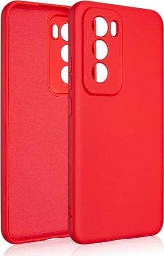 Beline Beline Etui Silicone Oppo Reno 12 Pro 5G czerwony /red