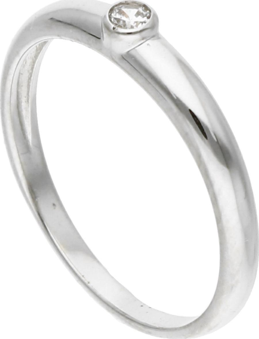 Rosanto Subtelny pierścionek z białego złota roz. 15 585 14k