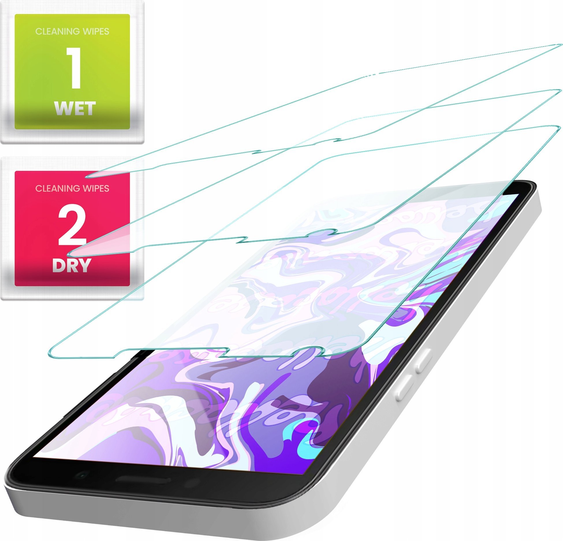 Hello Case 3-PAK Szkło Hartowane do Lg V30 (szybka 9H, płaskie 2.5D, ochronne)