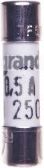 Legrand Wkładka bezpiecznikowa cylindryczna 5x20mm 0,5A F 250V (010205)
