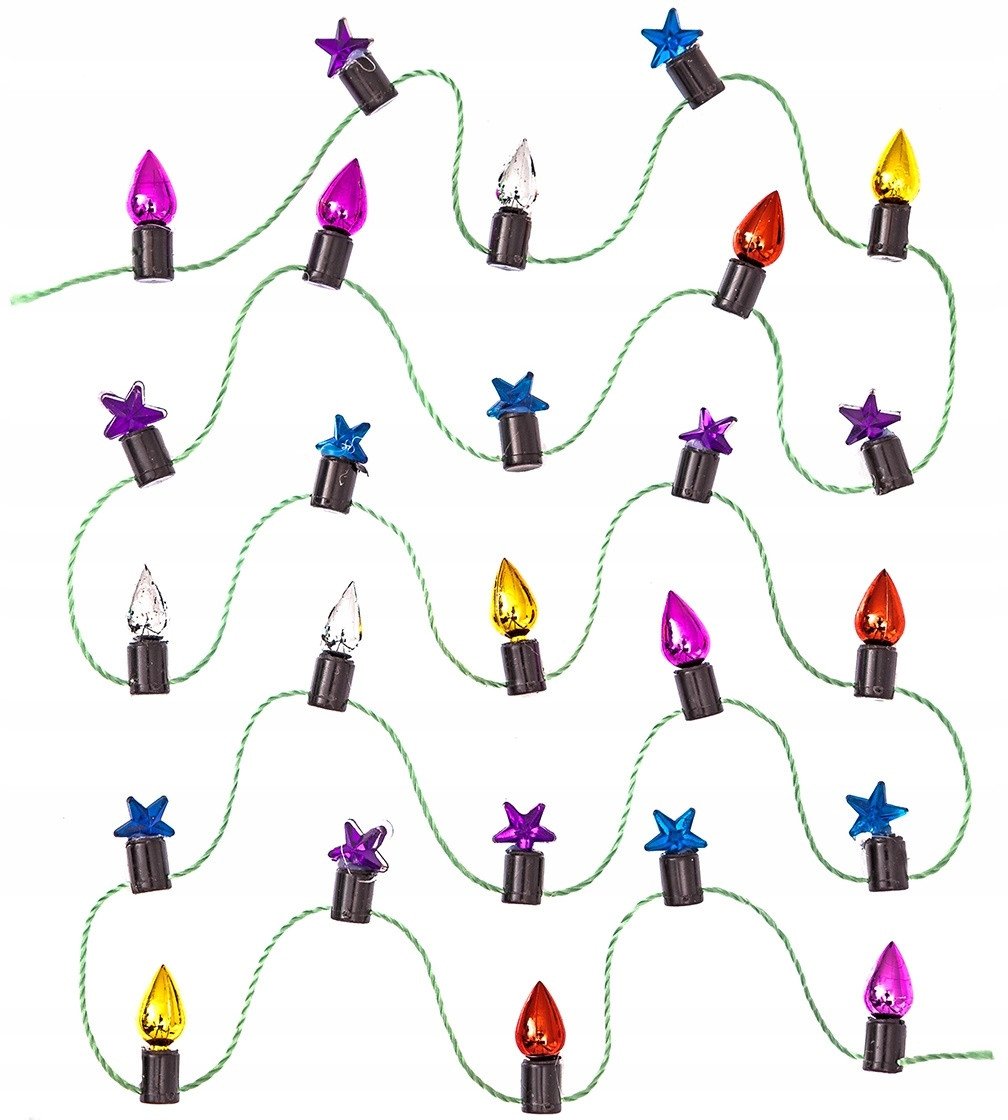 Dekoracyjne mini lamki multikolor 65cm