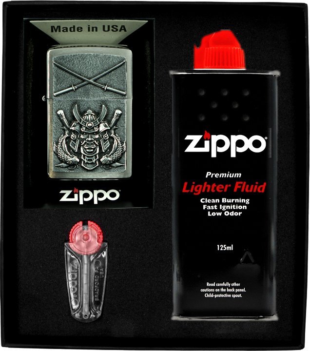 Zestaw ZIPPO Zapalniczka SAMURAI Prezentowy No1