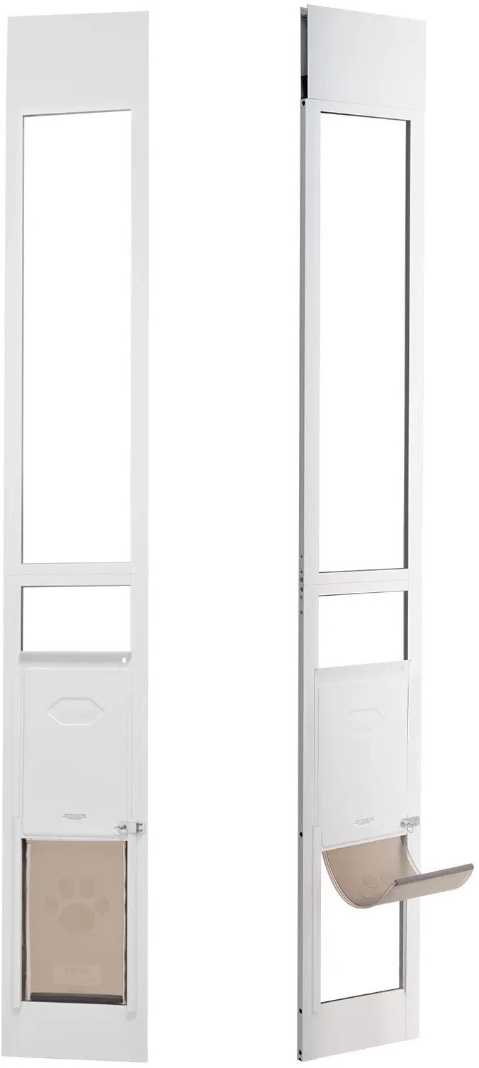 Drzwiczki dla psa do szklanych drzwi przesuwnych - regulowane 76-81 cm