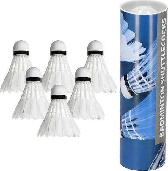 Springos Lotki do badmintona piórkowe 6 szt. UNIWERSALNY