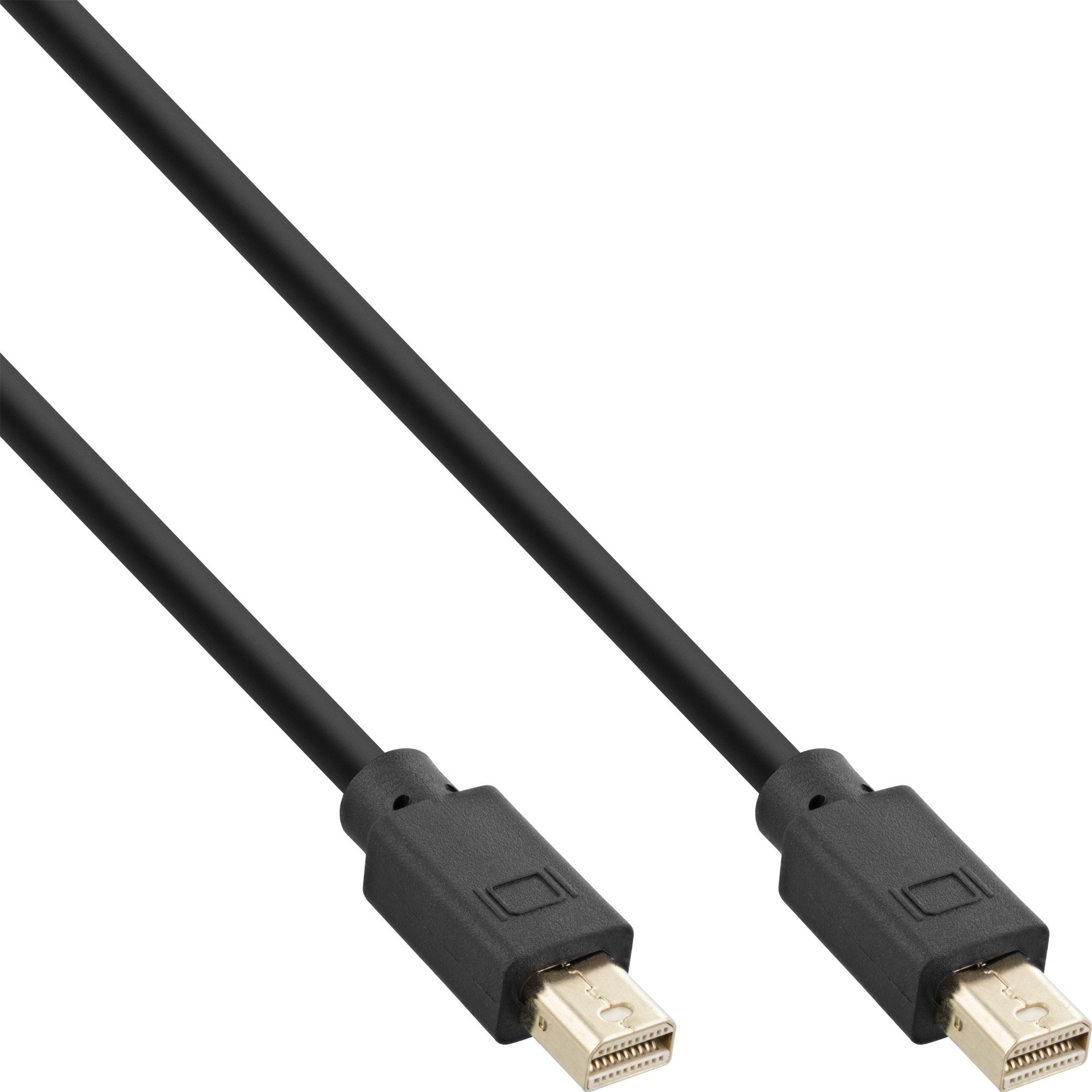 Kabel InLine InLine® Mini DisplayPort 1.4 Cable M/M, black/gold, 1m