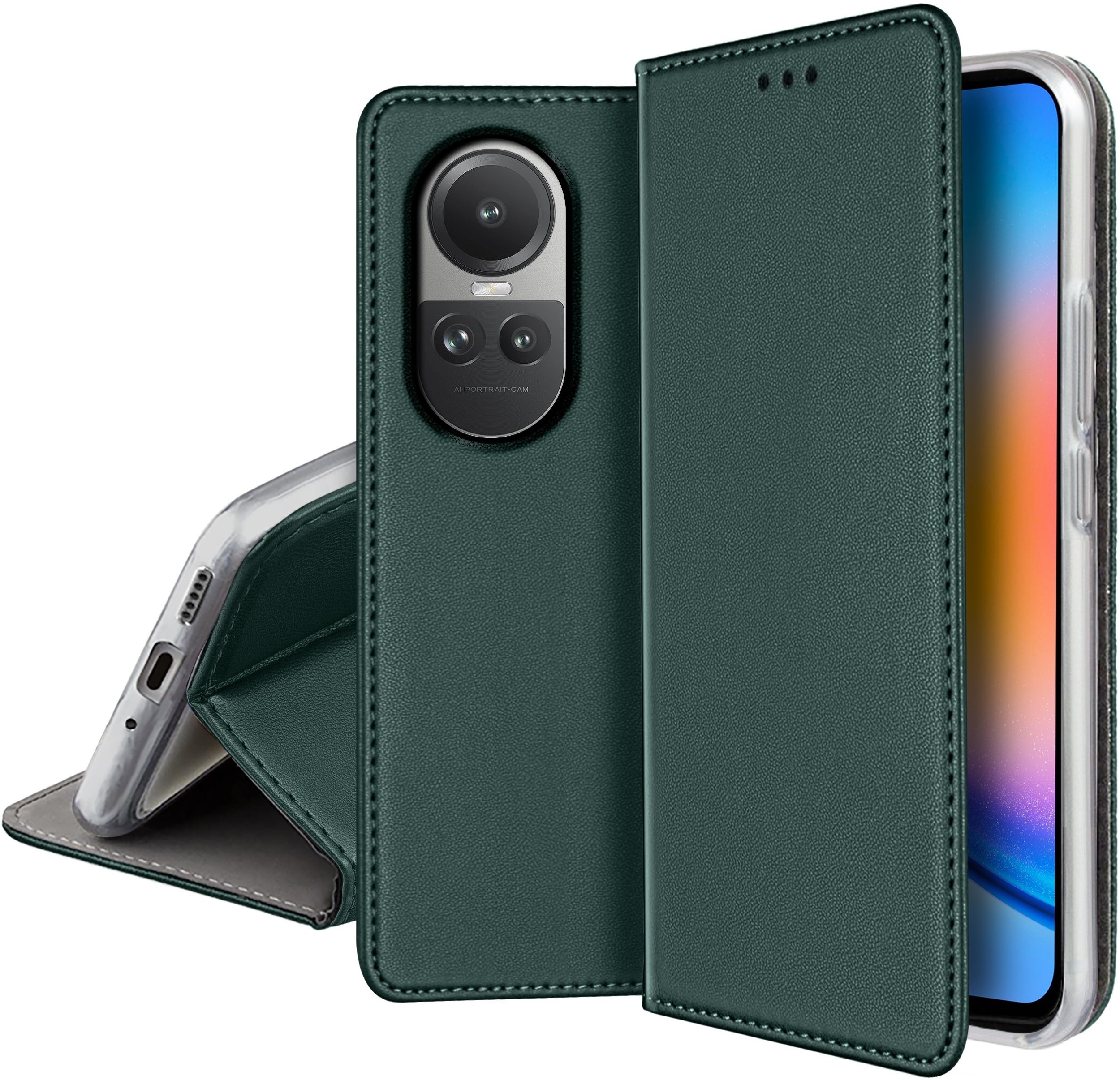 ETUI SKÓRZANE do OPPO RENO 10 5G | 10 PRO 5G MAGNETYCZNE BOOK CASE TOKRA