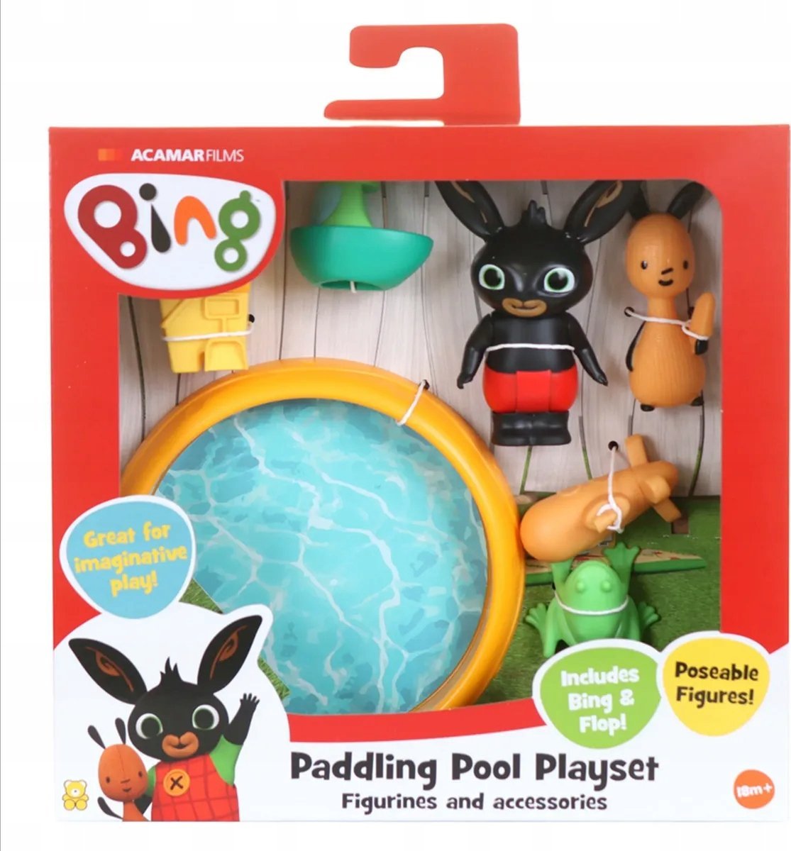 Figurka Golden Bear Paddling Pool Playset - Bing z basenem (3681)