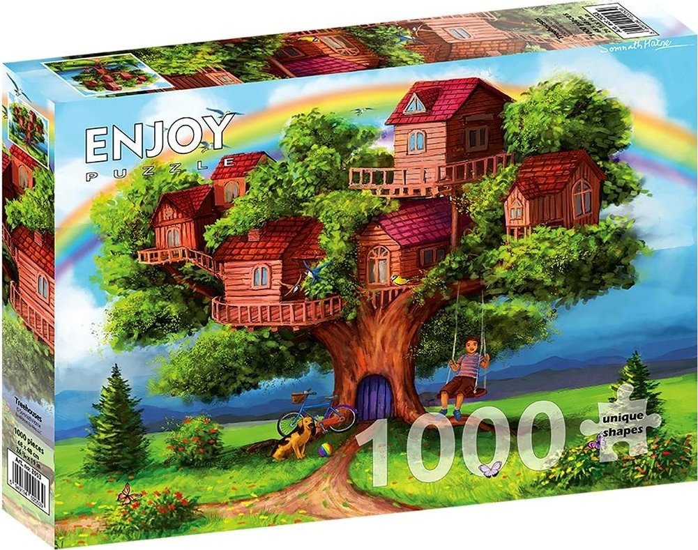 Puzzle 1000 Domki na drzewie