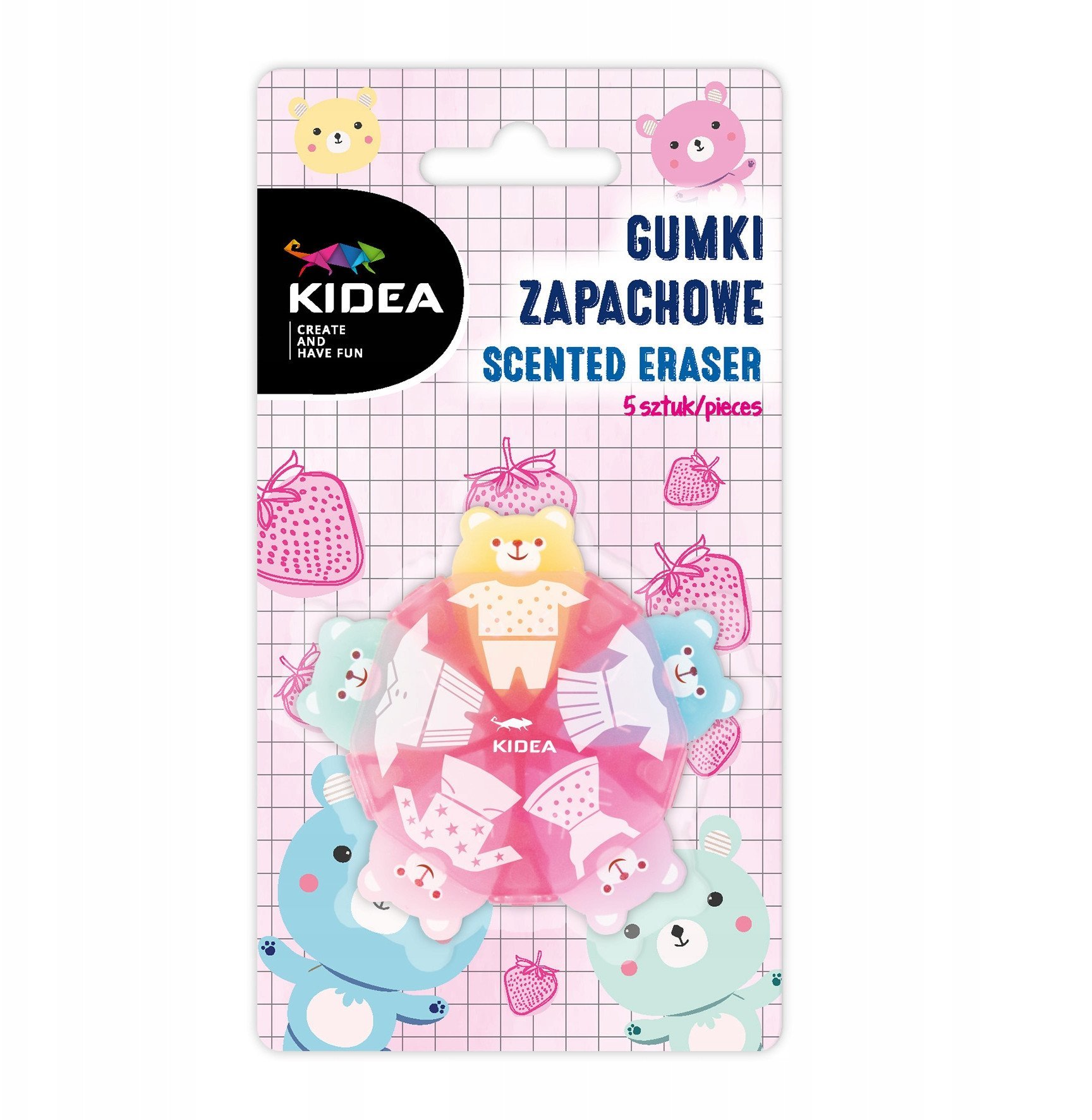 GUMKA DO MAZANIA ZAPACH MISIE 5SZT KIDEA DERFB/C