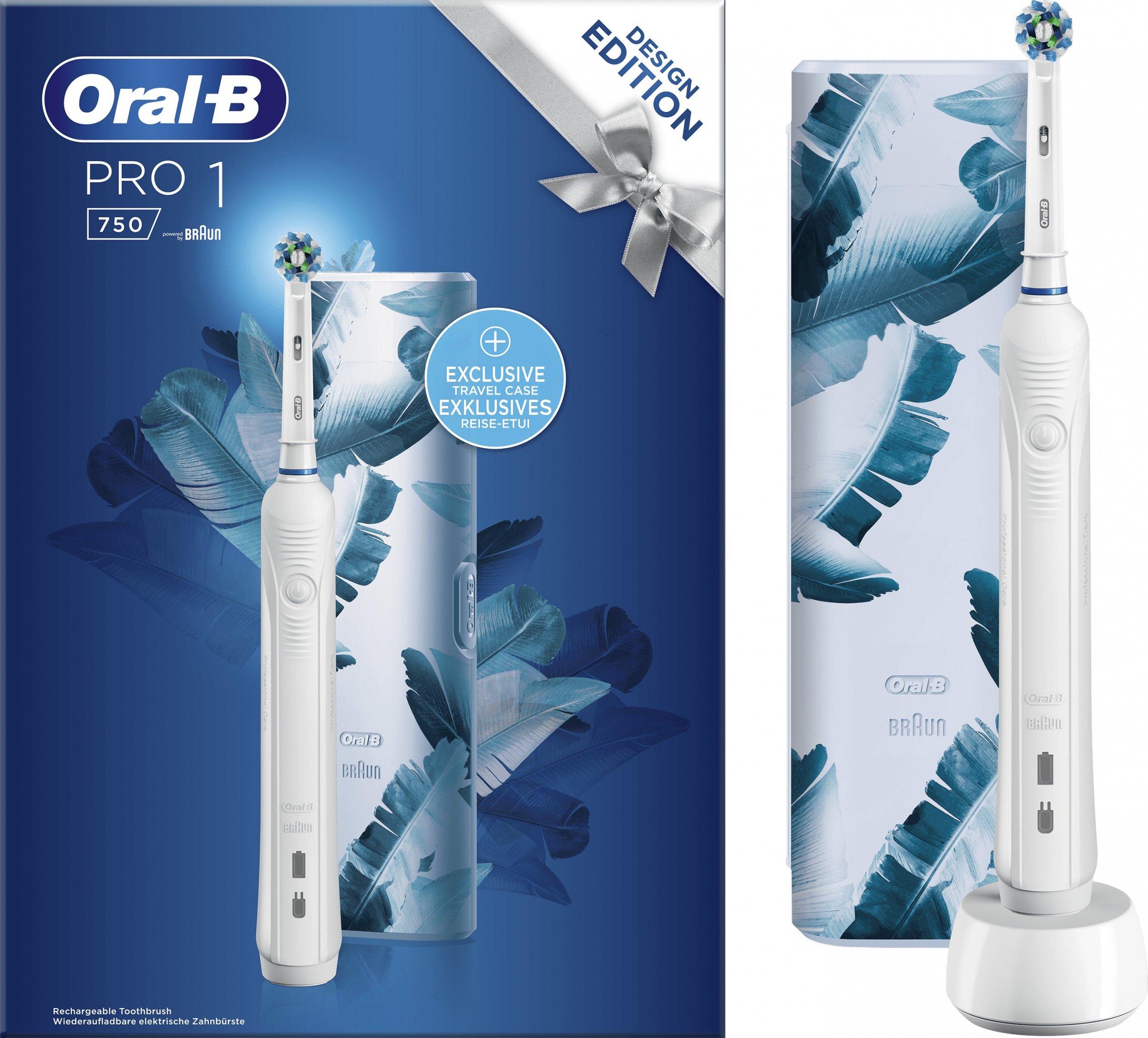 Szczoteczka Oral-B Pro 1 750 CrossAction White + Etui White