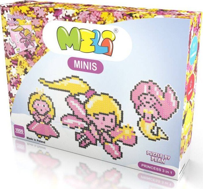 Krups Klocki Meli Minis Princess 3w1 1000 el.