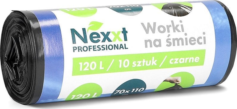 NEXXT Worki na śmieci Nexxt 120L LDPE czarne (10)