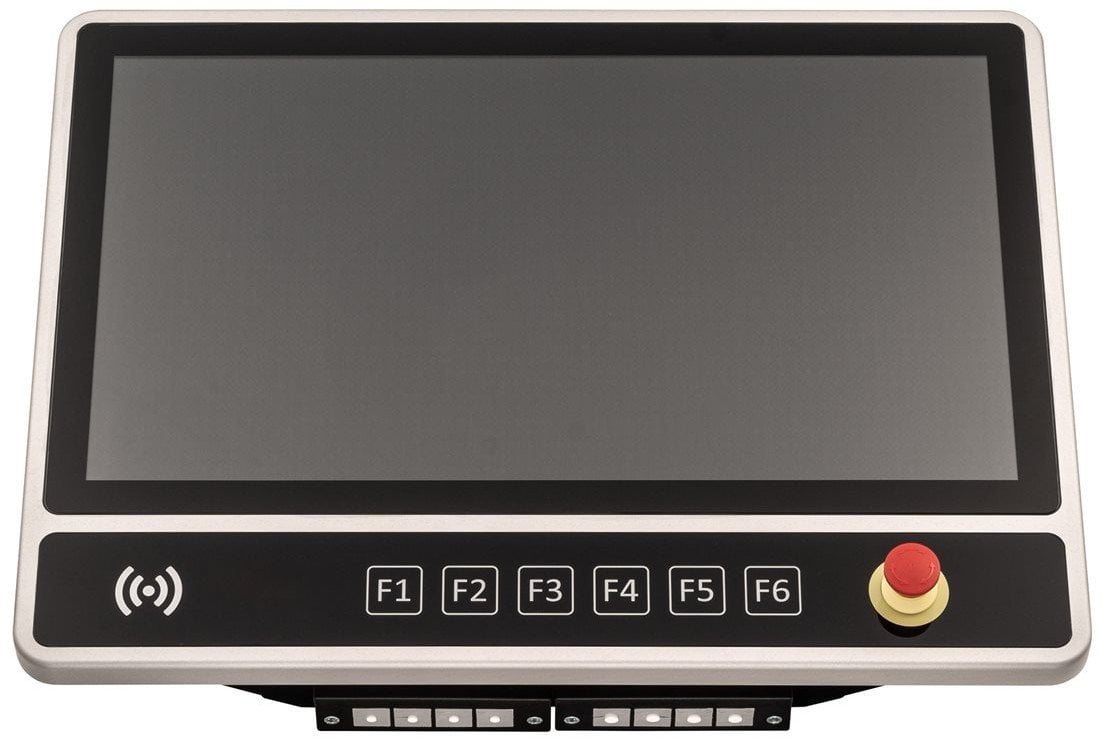 GETT InduSmart Panel PC BlackLine 54,61cm 21,5Zoll CPU Intel Core i5 Win RAM 8GB SSD 128GB NFC VESA Ethernet Not-Aus TOUCHSCREEN