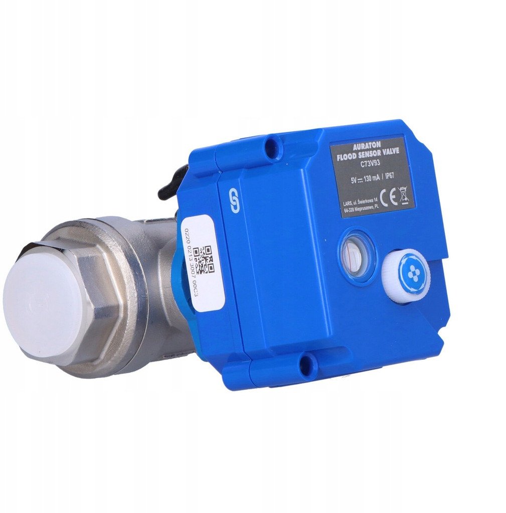 AURATON Flood Sensor Valve 3/4" - 3/4"Elektroniczny zawór wody SMART