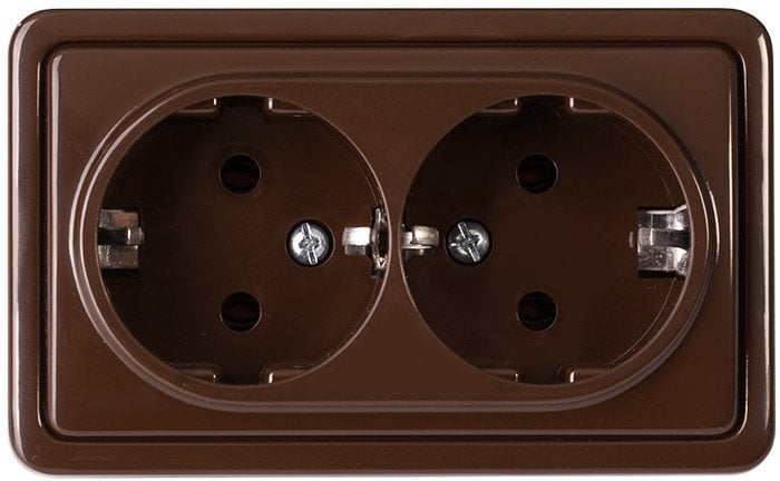 ROSETTE RP16-021 GND 2PNTS TOP BROWN SL+