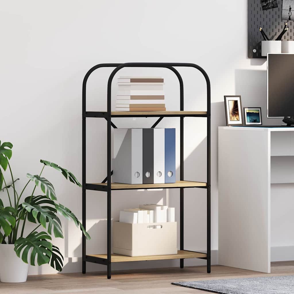 vidaXL Półka na książki dąb sonoma 60 x 30 x 109 cm