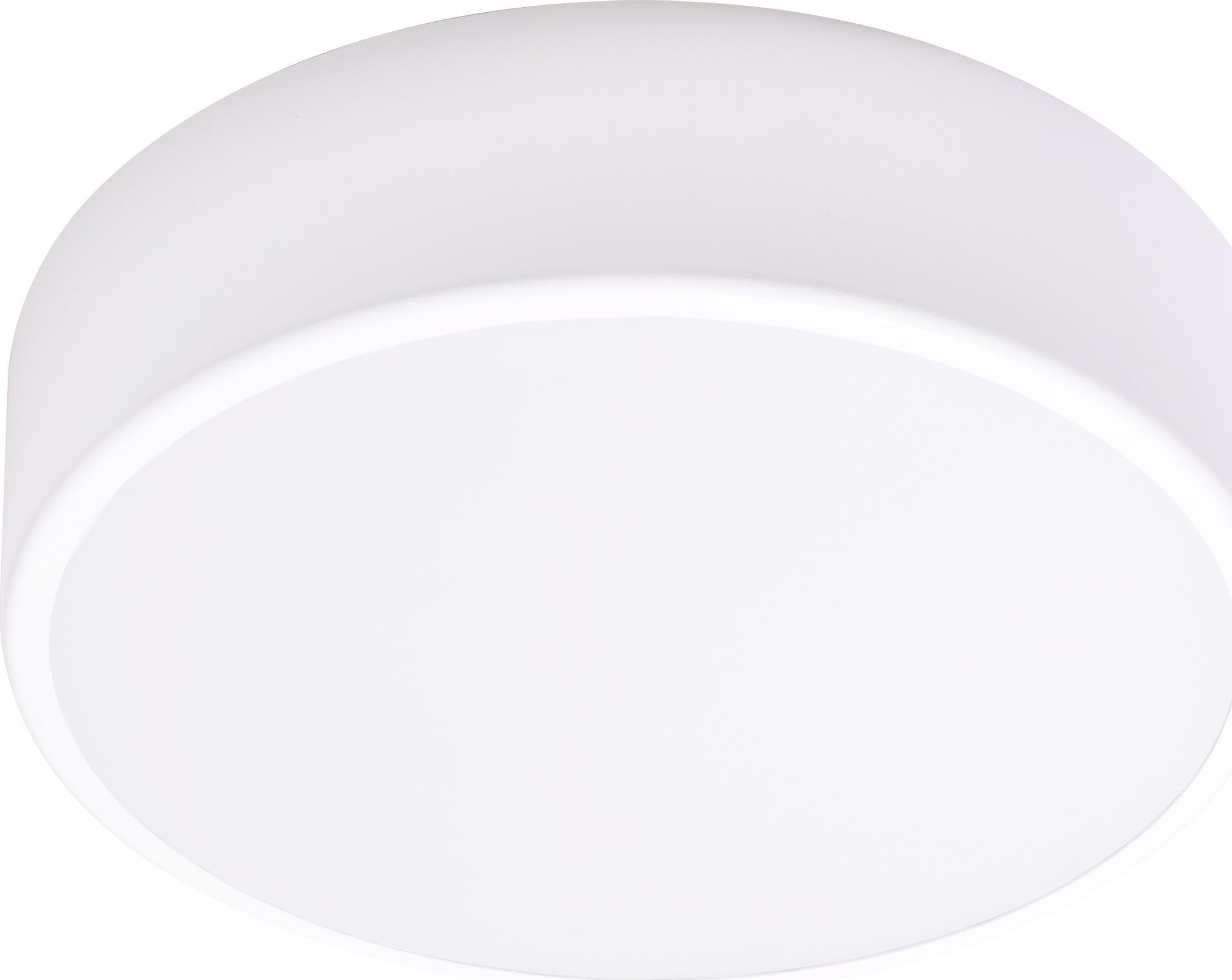 Lampa sufitowa Orno OVO plafon LED, 43W, 4000K, 4750lm, biała stal, klosz szklany matowy, IP20, ? 400
