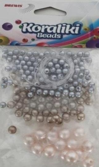 BREWIS Koraliki do nawlekania 3 kolory 12g