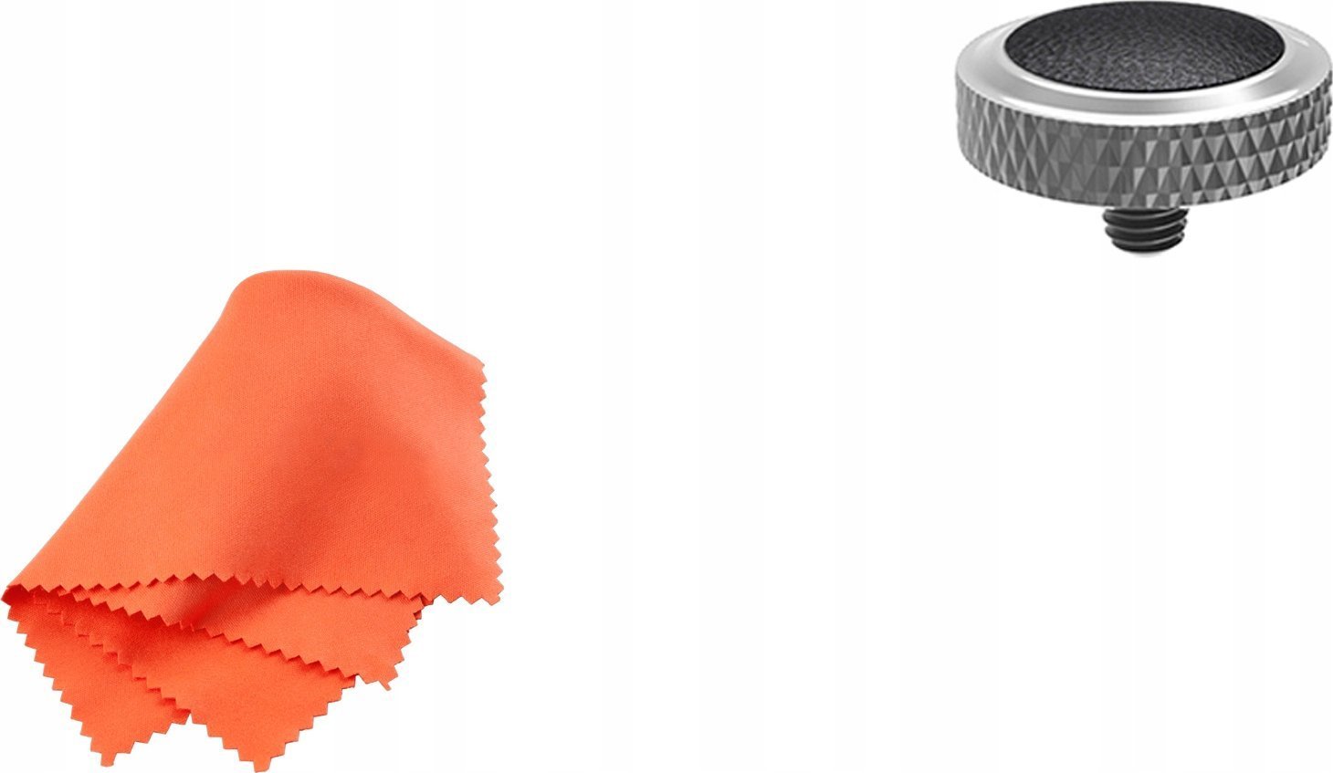 Pilot/wężyk spustowy JJC Przycisk spustu migawki SRB Deluxe Soft Srebrno - Czarny