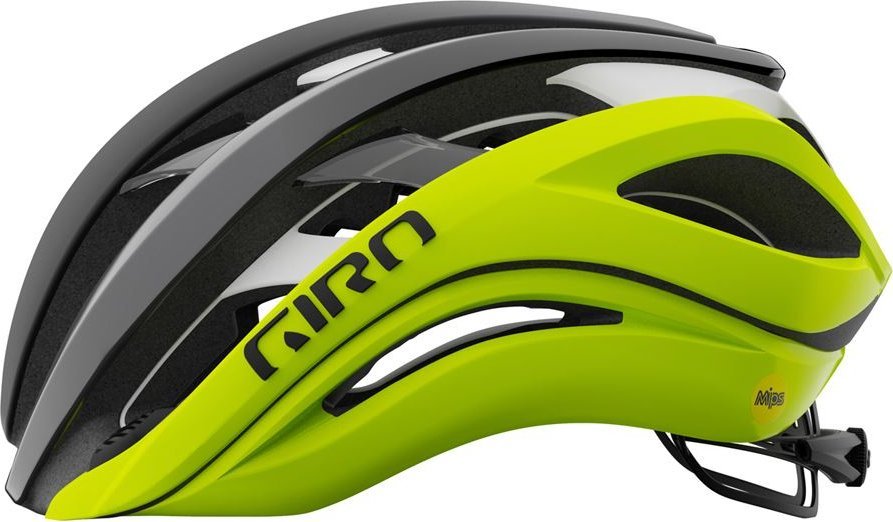 Giro Kask szosowy GIRO AETHER SPHERICAL MIPS matte black fade highlight yellow roz. S (51-55 cm) (NEW)