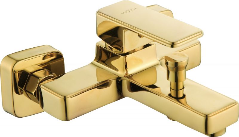 Bateria wannowa Mexen Cetus ścienne złoty
