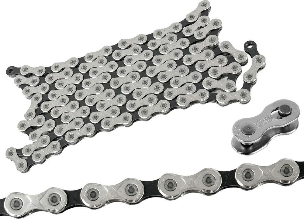 KMC Łańcuch KMC X10 srebrno-czarny, 10-rzędowy - bez opakowania uniwersalny