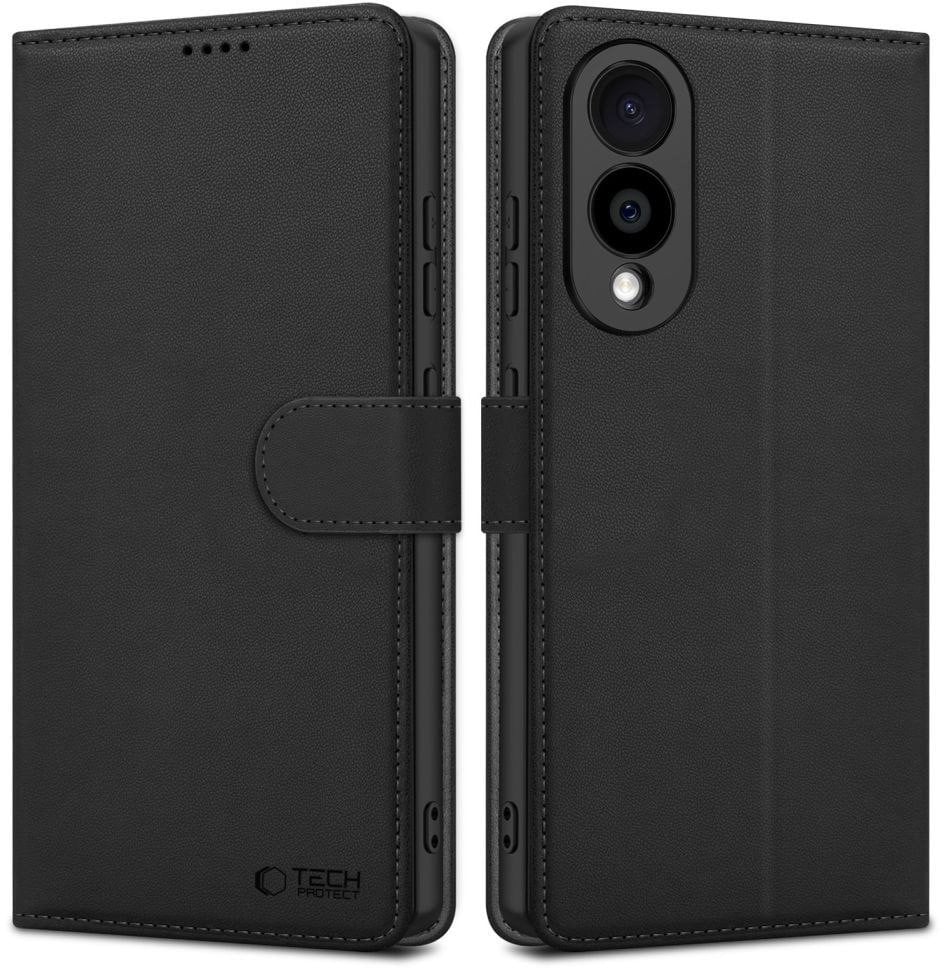 Etui z klapką Tech-Protect Wallet Samsung Galaxy S25 Edge Black