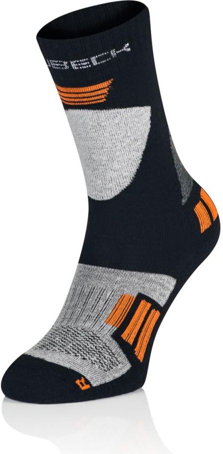 Brubeck Skarpety dziecięce Ski Force szaro-pomarańczowe r. 33-35 (BSK001/J)