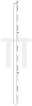 UPRIGHT WALL SINGLE SLOT 495 MM WHITE