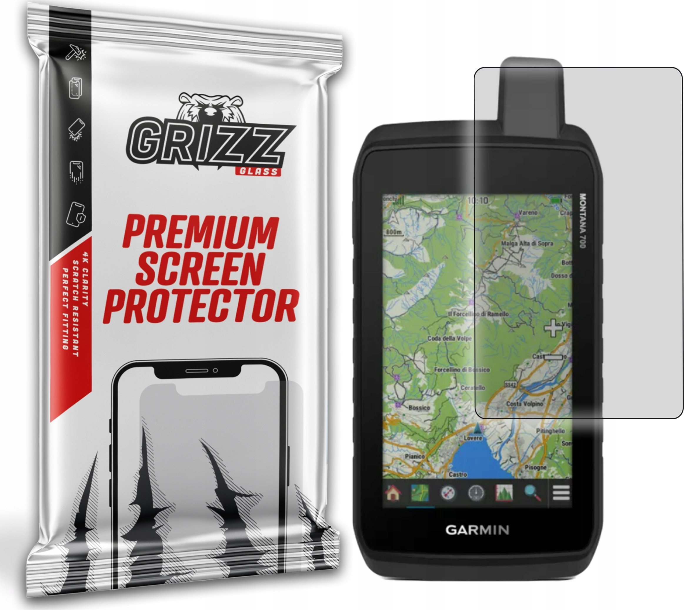 GrizzGlass Folia matowa GrizzGlass PaperScreen do Garmin Montana 700