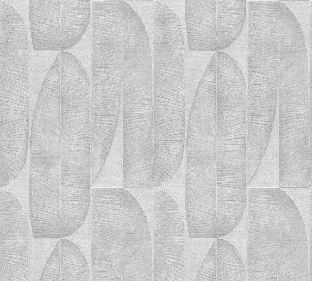 WALLPAPER 396582 GREY LEAVES (12)