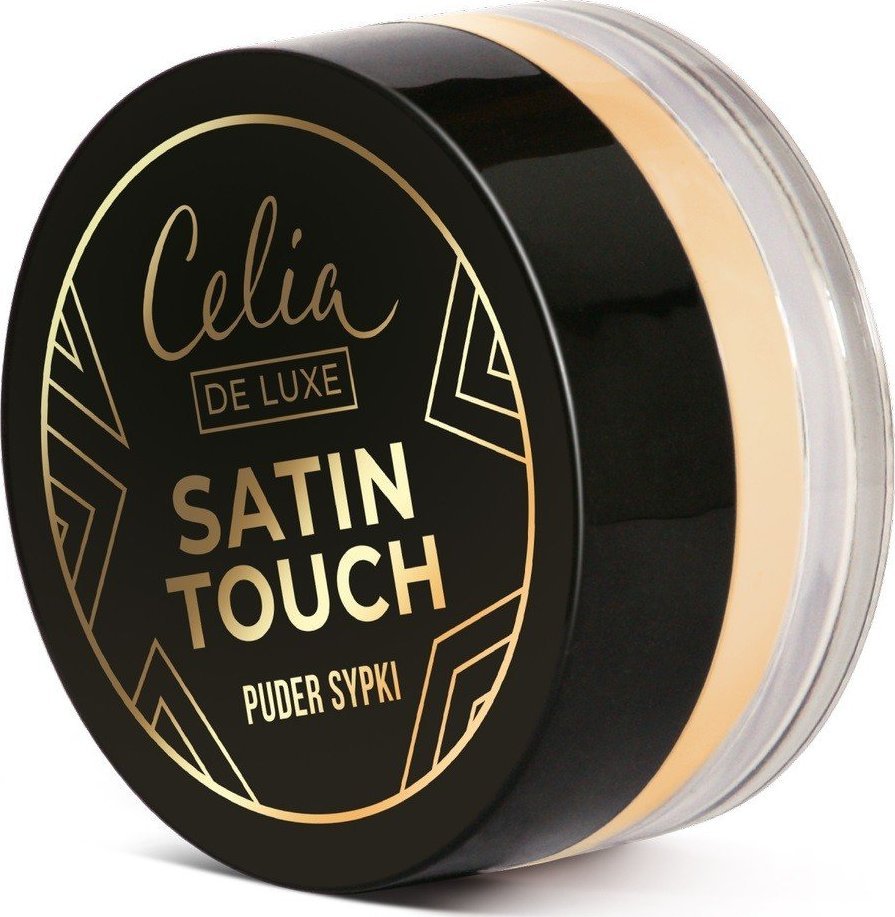 Celia Celia De Luxe Puder sypki Satin Touch nr 10 Transparentny Matt 10g