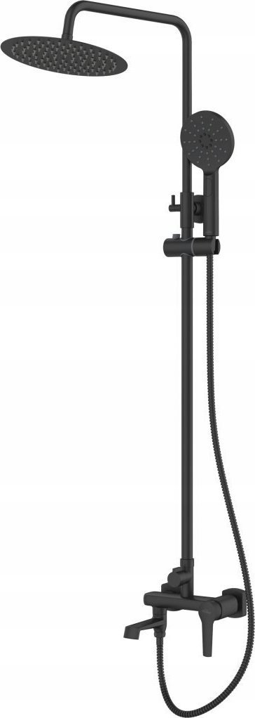 Sourcing SHOWER COLUMN FIRA W/SHOWER-BATH MIXBLK