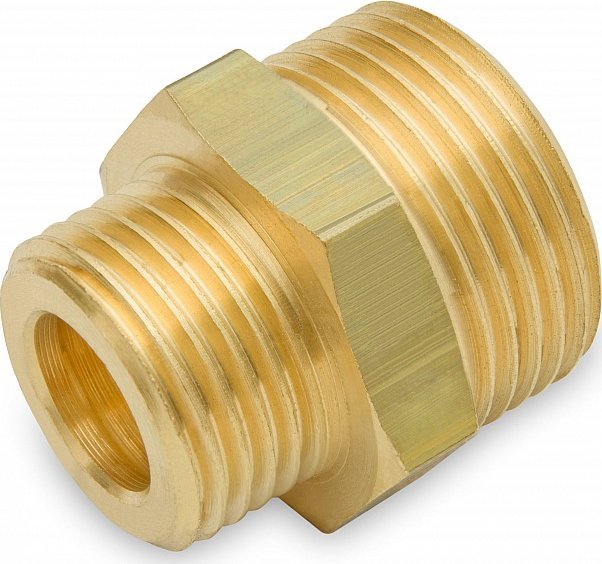 nypel redukcyjny TOP 3/4" x 1/2" (DN20 x DN15) mosiężny