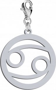 Radziszewska Jewellery Srebrny Charms Znak zodiaku RAK DEDYKACJA