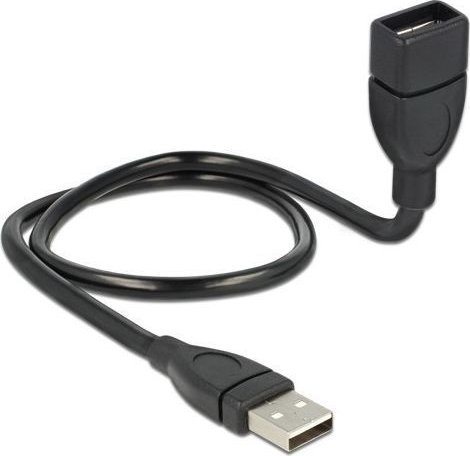 Kabel USB Delock USB-A - USB-A 0.5 m Czarny (83499)