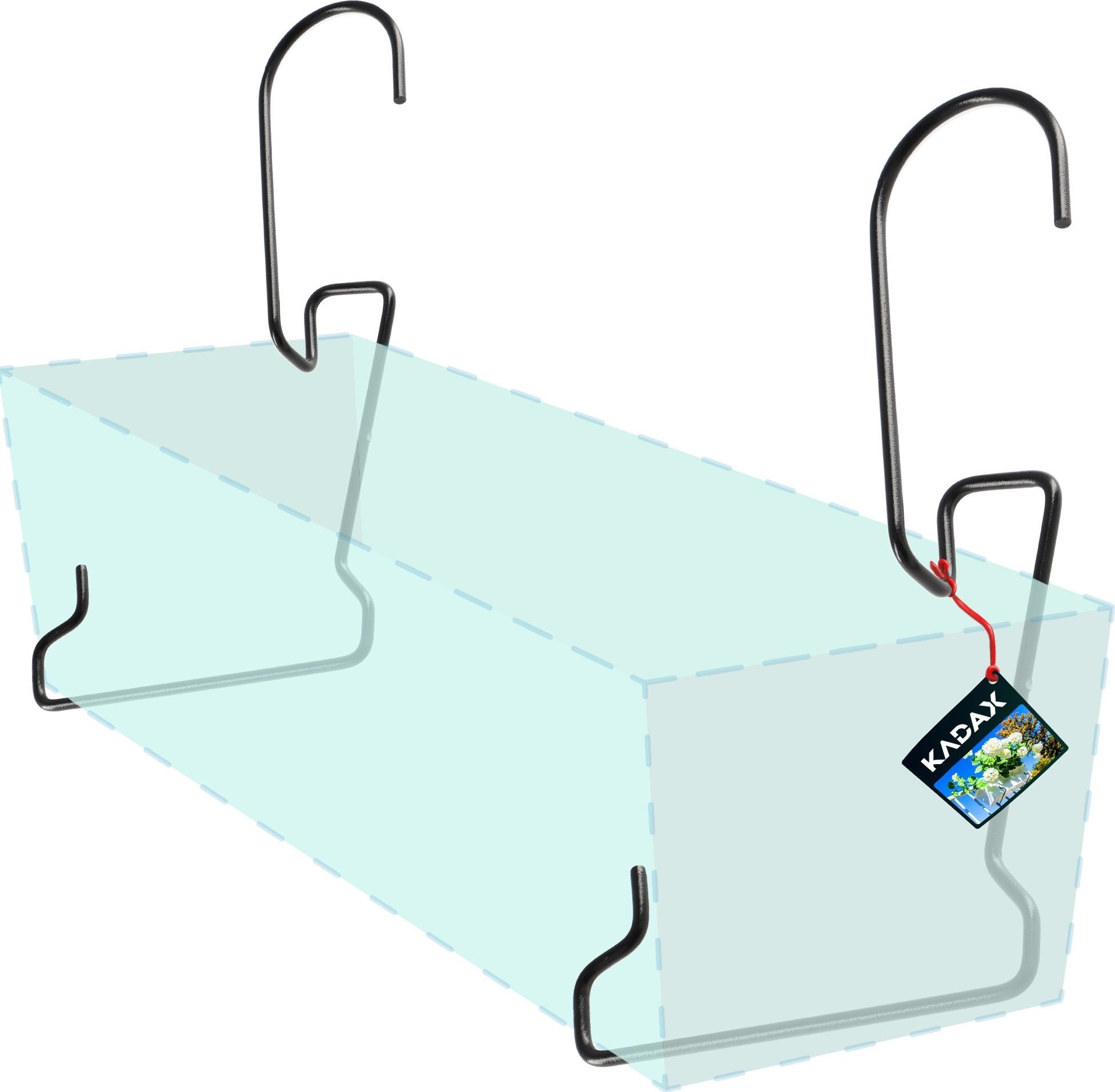 Kadax Wieszak Uchwyt Na Skrzynię Balkonową Doniczki