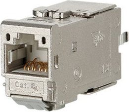 MetzConnect BTR BTR C6Amodul Connecting Socket, Cat 6A, 180° - 130B11-E