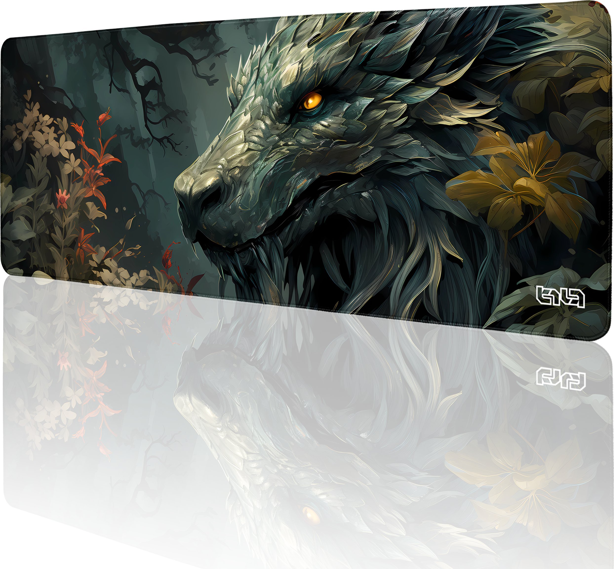 Podkładka Tilt DUŻA PODKŁADKA POD MYSZKĘ Leśny Smok 80x30 TILT Wodoodporna Prezent